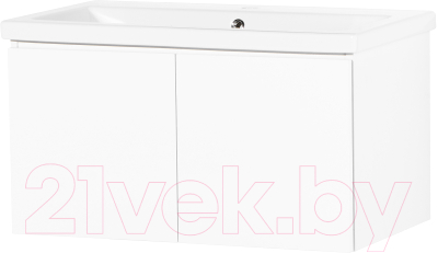 Тумба под умывальник Акваль Марта 80 / МАРТА.80.80.00.N - фото