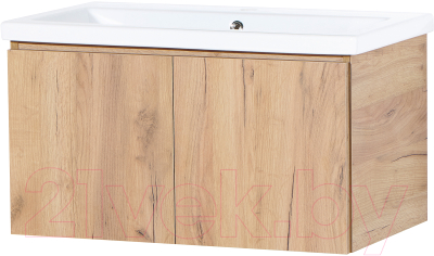 Тумба под умывальник Акваль Марта 80 / МАРТА.80.80.18.N - фото