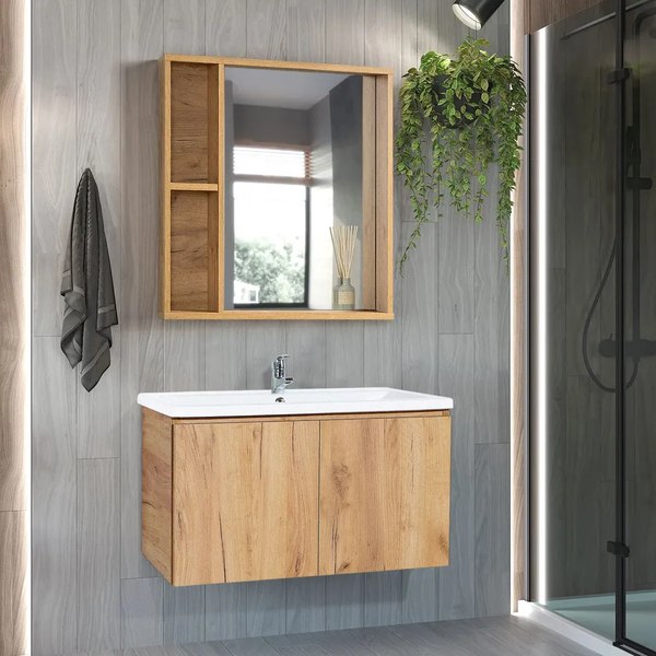 Тумба под умывальник Акваль Марта 80 / МАРТА.80.80.18.N