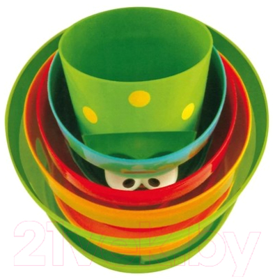 Набор игрушек для песочницы Gowi Ведерко-пирамидка / 453-40