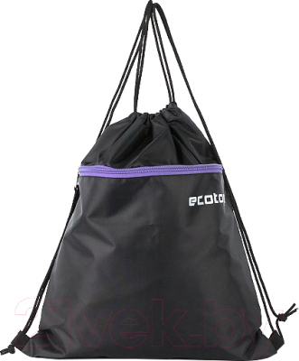 Мешок для обуви Ecotope Kids 057-M588/10-BLK (черный) - фото