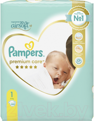 Подгузники детские Pampers Premium Care 1 Newborn - фото