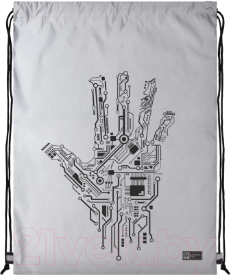 Мешок для обуви Феникс+ Роборука / 58442 (серый) - фото