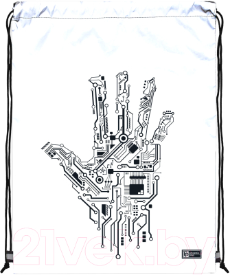 Мешок для обуви Феникс+ Роборука / 58442 (серый)