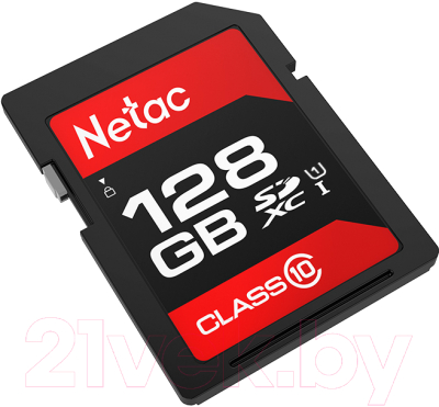Карта памяти Netac P600 SDXC 128GB U1/C10 (NT02P600STN-128G-R)