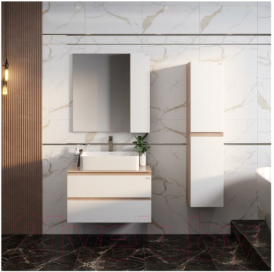 Шкаф с зеркалом для ванной Onika Алеста 80.00 R