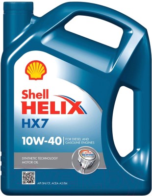 Моторное масло Shell Helix HX7 10W40 - фото
