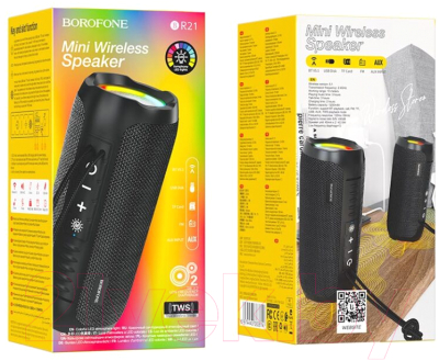 Портативная колонка Borofone BR21 (черный)