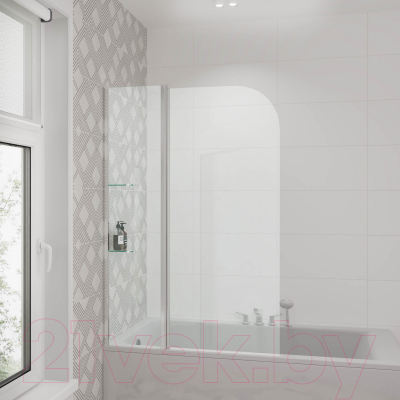 Стеклянная шторка для ванны Grossman GR-101