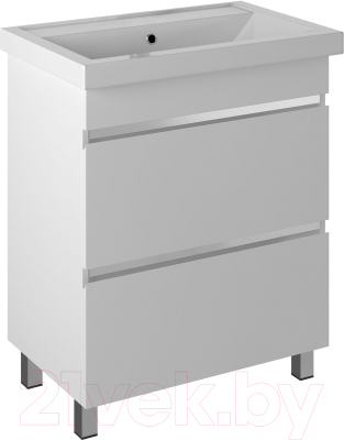 Тумба с умывальником Briz Элен Классик Фостер 70 / 227 03-08070-06 00 БЕЛ - фото