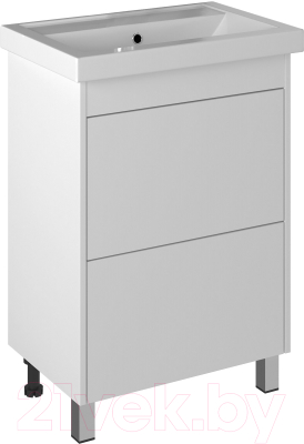 Тумба с умывальником Briz Риччи Фостер 60 / 360 03-08060-06 00 БЕЛ - фото