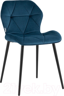 Стул Stool Group Эдвин / AV 407-Cdo-08 (велюр синий) - фото