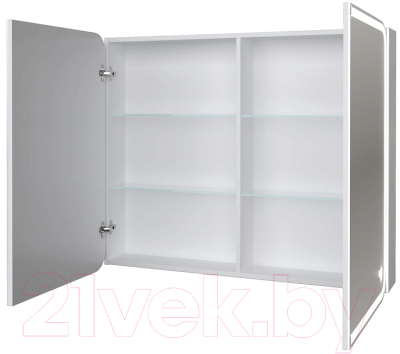 Шкаф с зеркалом для ванной Grossman Адель 90 / 209004