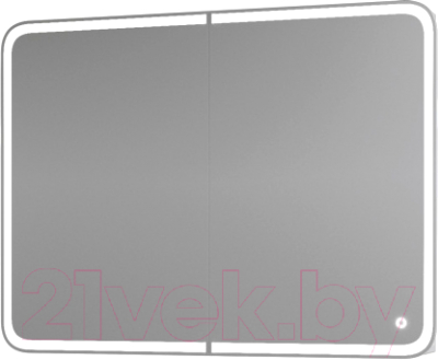 Шкаф с зеркалом для ванной Grossman Адель 100 R / 2010004 - фото