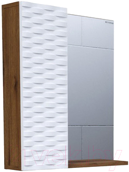 Шкаф с зеркалом для ванной Grossman Альба 65 L / 206501 - фото