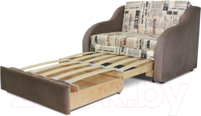 Кресло-кровать Аквилон Юниор 1-1 (газета милк/бинго какао)