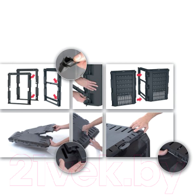 Компостер Prosperplast Compogreen IKST380C-S411