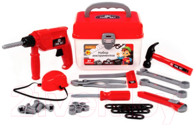 Набор инструментов игрушечный Полесье В чемоданчике / 92427