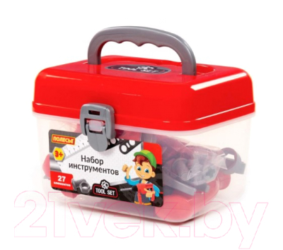 Набор инструментов игрушечный Полесье В чемоданчике / 92427