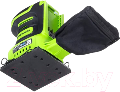 Вибрационная шлифовальная машина Greenworks G24SS14