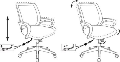 Кресло офисное Бюрократ CH-695N/OR/BLACK