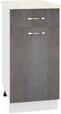 Шкаф-стол кухонный Кортекс-мебель Корнелия Лира НШ40р1ш - фото