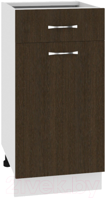 Шкаф-стол кухонный Кортекс-мебель Корнелия Лира НШ40р1ш без столешницы - фото