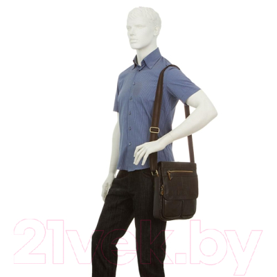 Сумка Poshete 196-3143-YB42-DBW (коричневый)