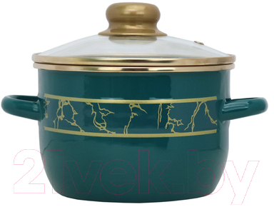 Набор кастрюль Эмаль Полонез мирт 3-308/6