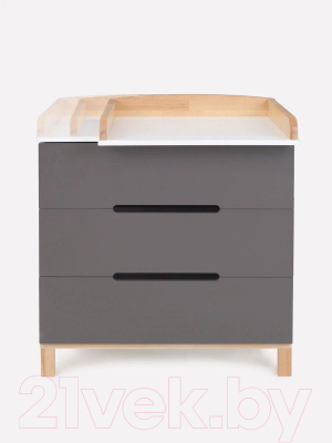 Комод пеленальный Rant Indy / 97 (Moon Grey)