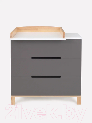 Комод пеленальный Rant Indy / 97 (Moon Grey)