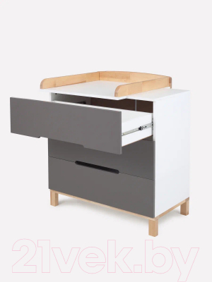 Комод пеленальный Rant Indy / 97 (Moon Grey)