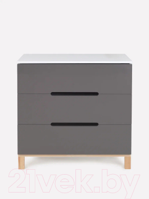 Комод пеленальный Rant Indy / 97 (Moon Grey)