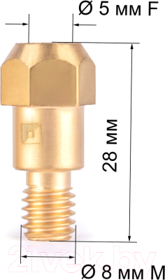 Держатель контактного наконечника FoxWeld 2884