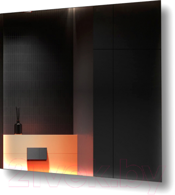Зеркало Пекам Greta Fly 80x80 / GretaFly-80x80dp (с подсветкой, сенсором на взмах руки и подогревом)