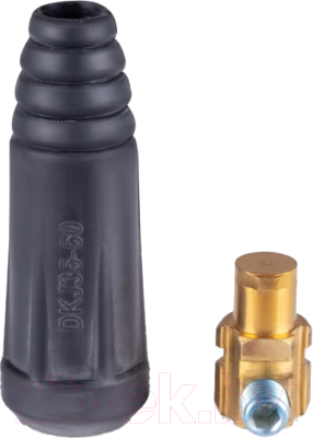 Вилка кабельная для сварочного аппарата FoxWeld Varteg 35-50 / 4694 - фото