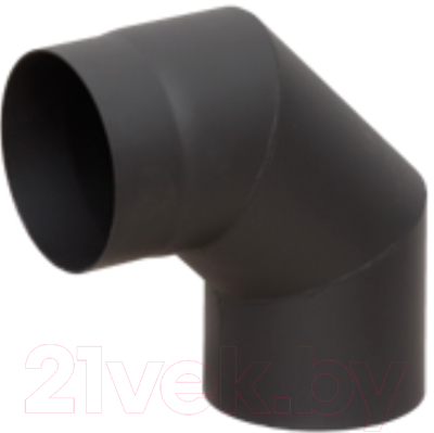 Поворот дымохода LaVa 90xД150 (черный) - фото