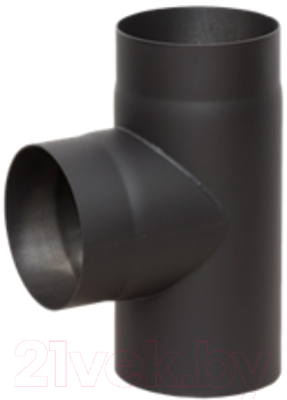 Тройник для дымохода LaVa 90xД150 (черный) - фото