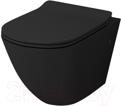 Унитаз подвесной Grossman GR-4411blackS - фото