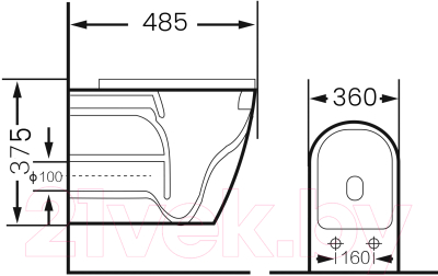 Унитаз подвесной Grossman GR-4455OLMS