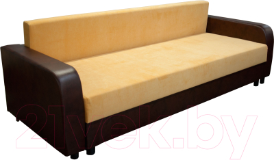 Диван Домовой Визит-7 3(80) (Cordroy 230/кожзам Р13164)