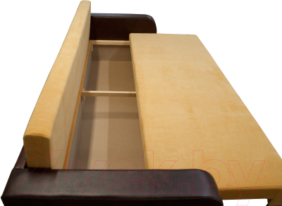 Диван Домовой Визит-7 3(80) (Cordroy 230/кожзам Р13164)