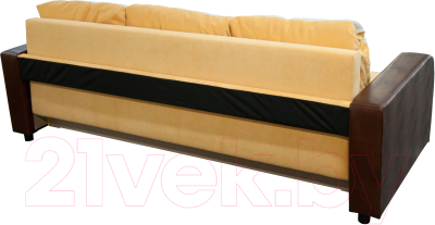 Диван Домовой Визит-7 3(80) (Cordroy 230/кожзам 5853-10)