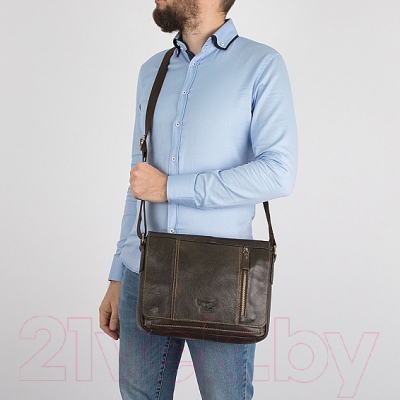 Сумка Poshete 253-5238-29-DBW (коричневый)