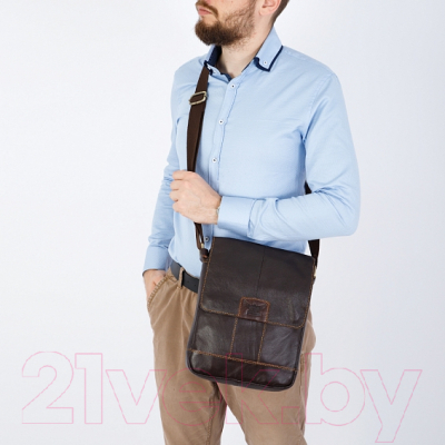 Сумка Poshete 253-6507-31-DBW (коричневый)