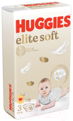 Подгузники детские Huggies Elite Soft 3 Mega