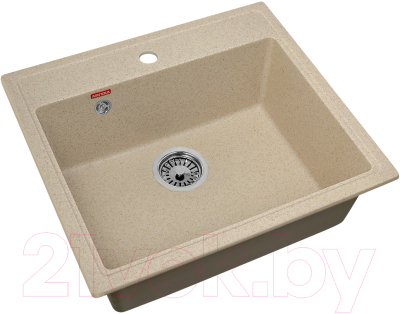 Мойка кухонная Arfeka Quadro (бежевый)