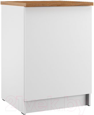 Шкаф-стол кухонный Eligard Urban ШСК1с 60 (белый/дуб ланселот) - фото