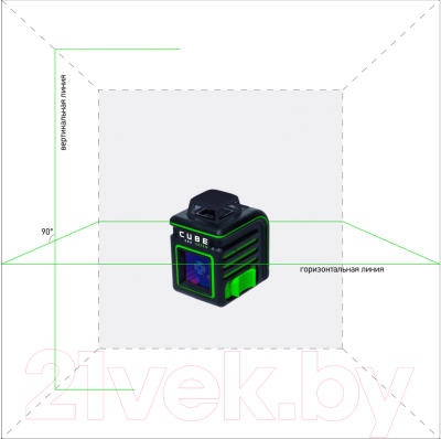 Лазерный нивелир ADA Instruments Cube 360 Basic Edition Green / A00672