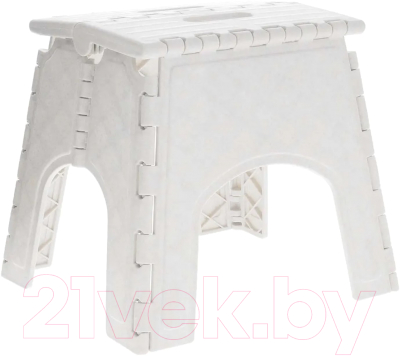 Табурет пластиковый Idea М2297 (мраморный) - фото